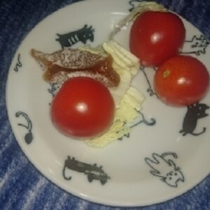 トマト☆干し柿の白菜サラダ☆